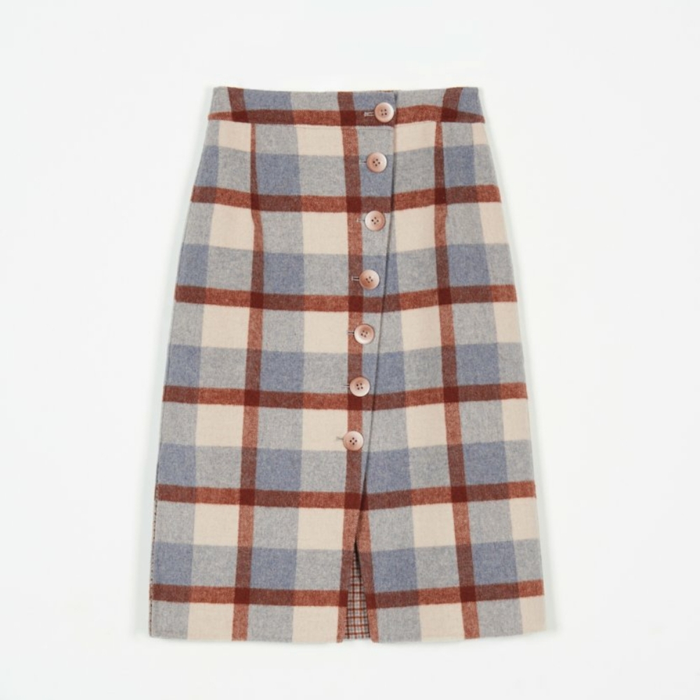 NWT Petite studio 100% wool skirt